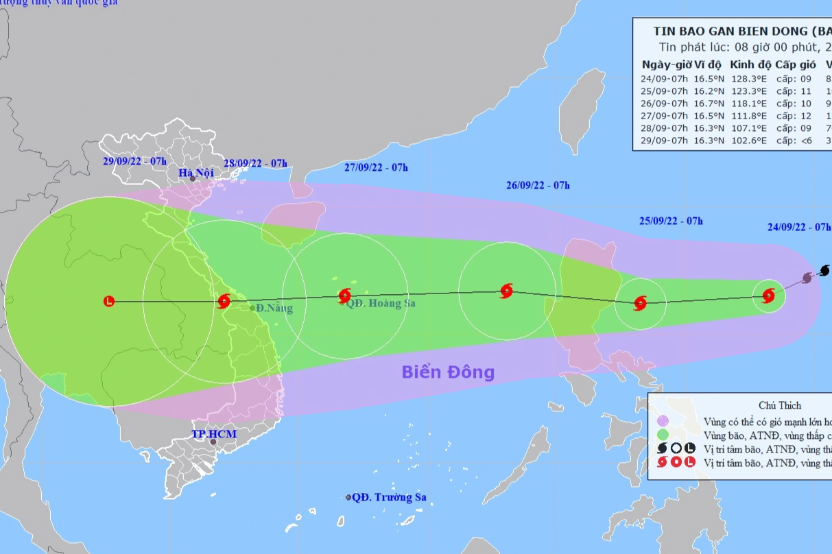 Bão Noru di chuyển rất nhanh, sắp vào Biển Đông - 1