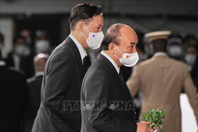 Chủ tịch nước dự Lễ Quốc tang cố Thủ tướng Nhật Bản Abe Shinzo - 1