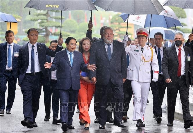 Thủ tướng Phạm Minh Chính chủ trì lễ đón Thủ tướng Cộng hòa Cuba - 4