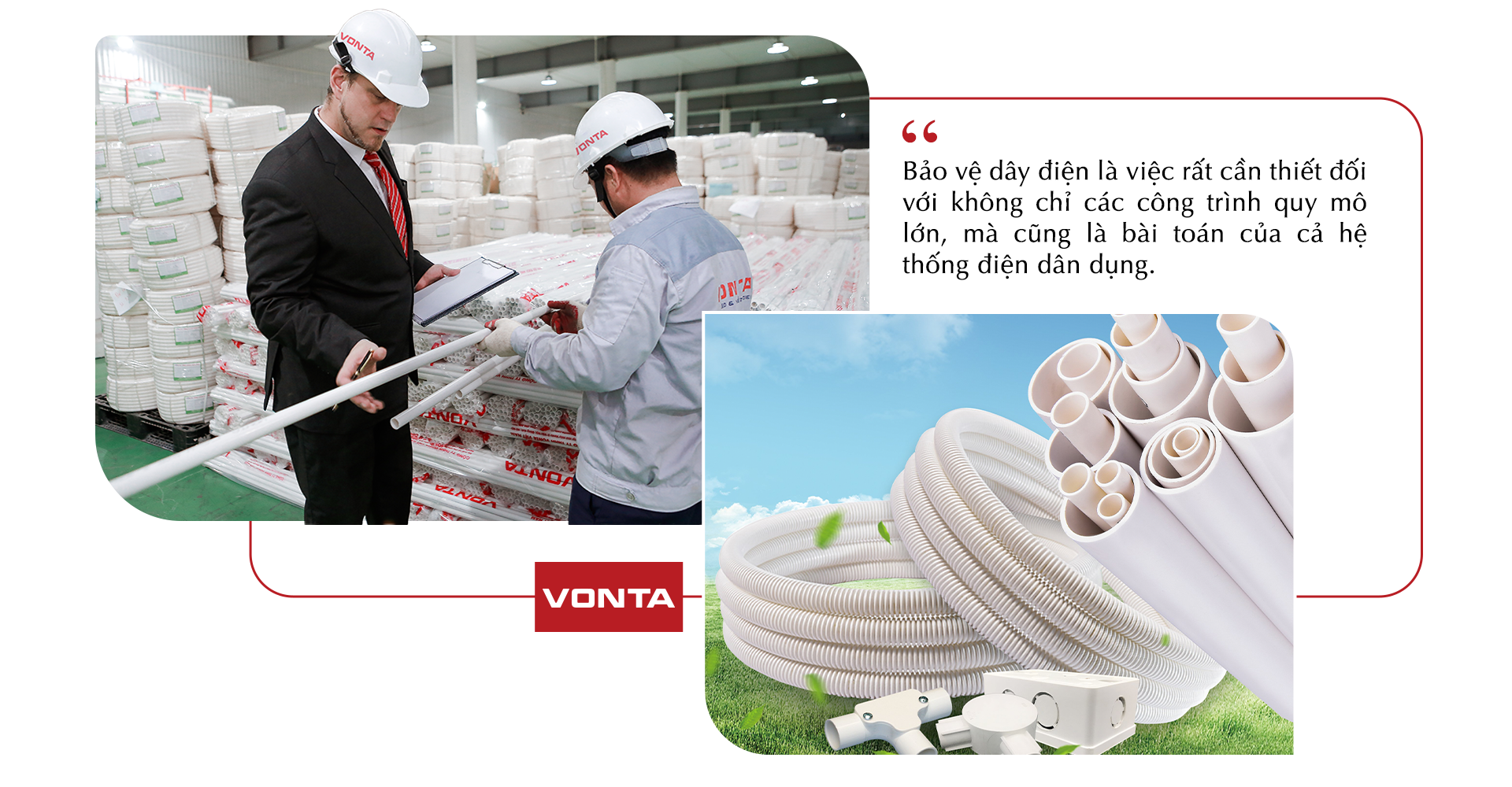 Đế âm, ống luồn dây điện VONTA - lớp áo bảo vệ các công trình - 3