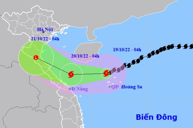 Bão số 6 tiếp tục giảm cường độ - 1