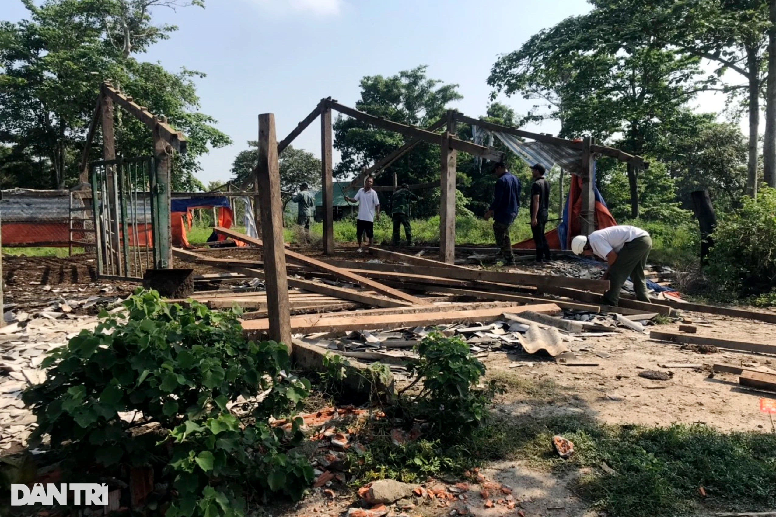 Đang tháo dỡ trang trại của nguyên Bí thư Tỉnh ủy Đắk Lắk trong khu bảo tồn - 6