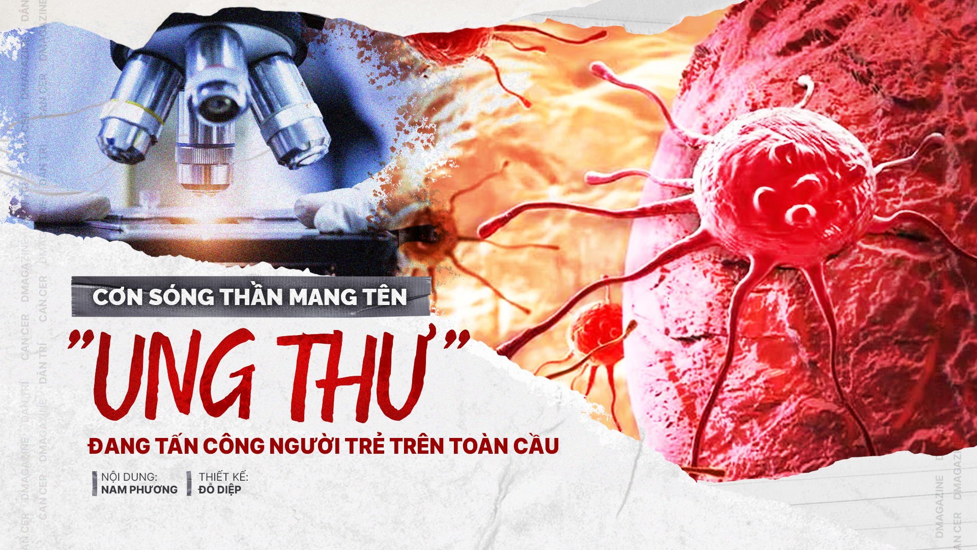 Cơn sóng thần mang tên "ung thư" đang tấn công người trẻ trên toàn cầu