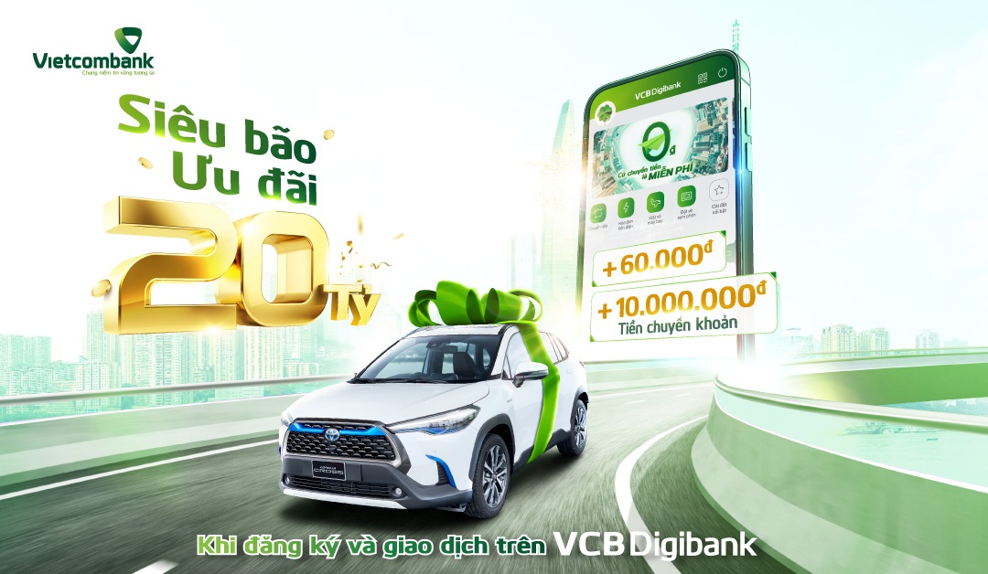 Mở tài khoản VCB Digibank, khách hàng nhận thưởng 10 triệu đồng - 2