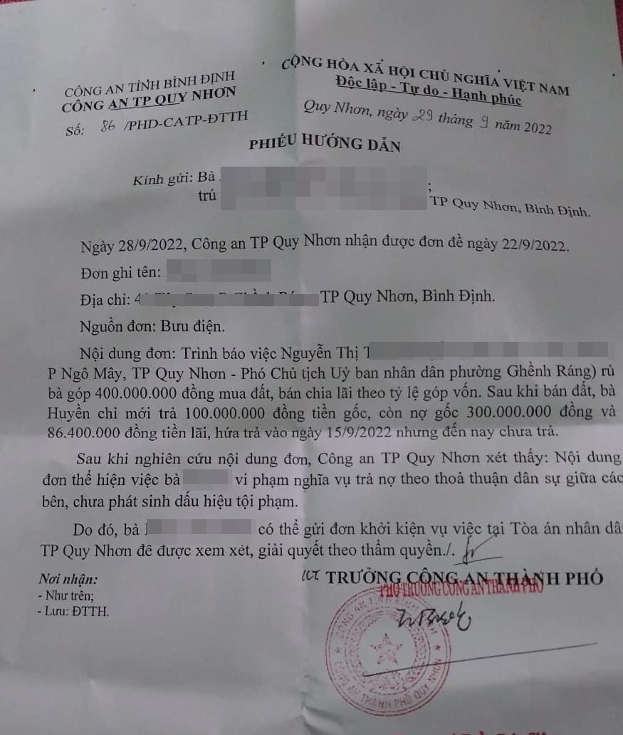 Nữ Phó chủ tịch phường ở Quy Nhơn mất tích: Nghi do nợ nần - 2