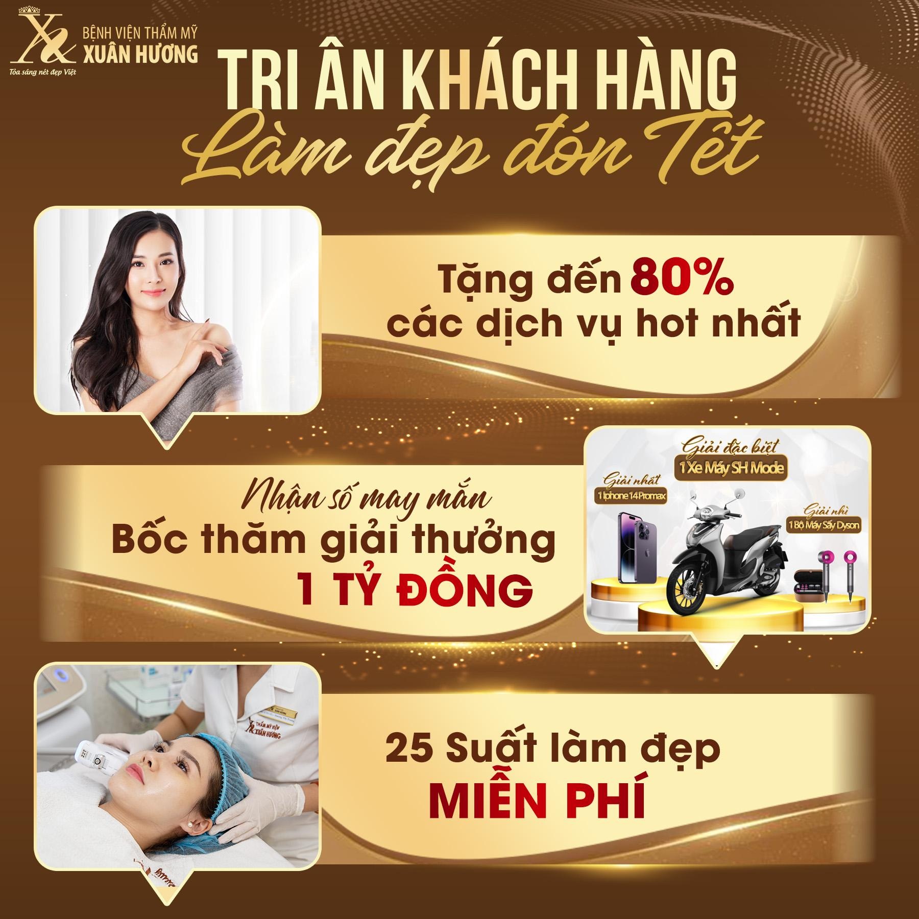 Làm đẹp đón Tết, bệnh viện thẩm mỹ Xuân Hương trợ giá đến 80% - 1