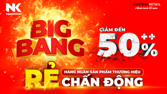 Nguyễn Kim giảm giá tới hơn 50% trong chương trình khuyến mại Big Bang - 1