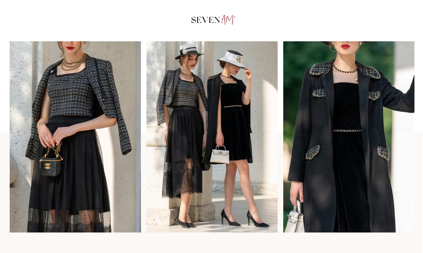 Seven.AM ra mắt bộ sưu tập tháng 12 - Elegant Style