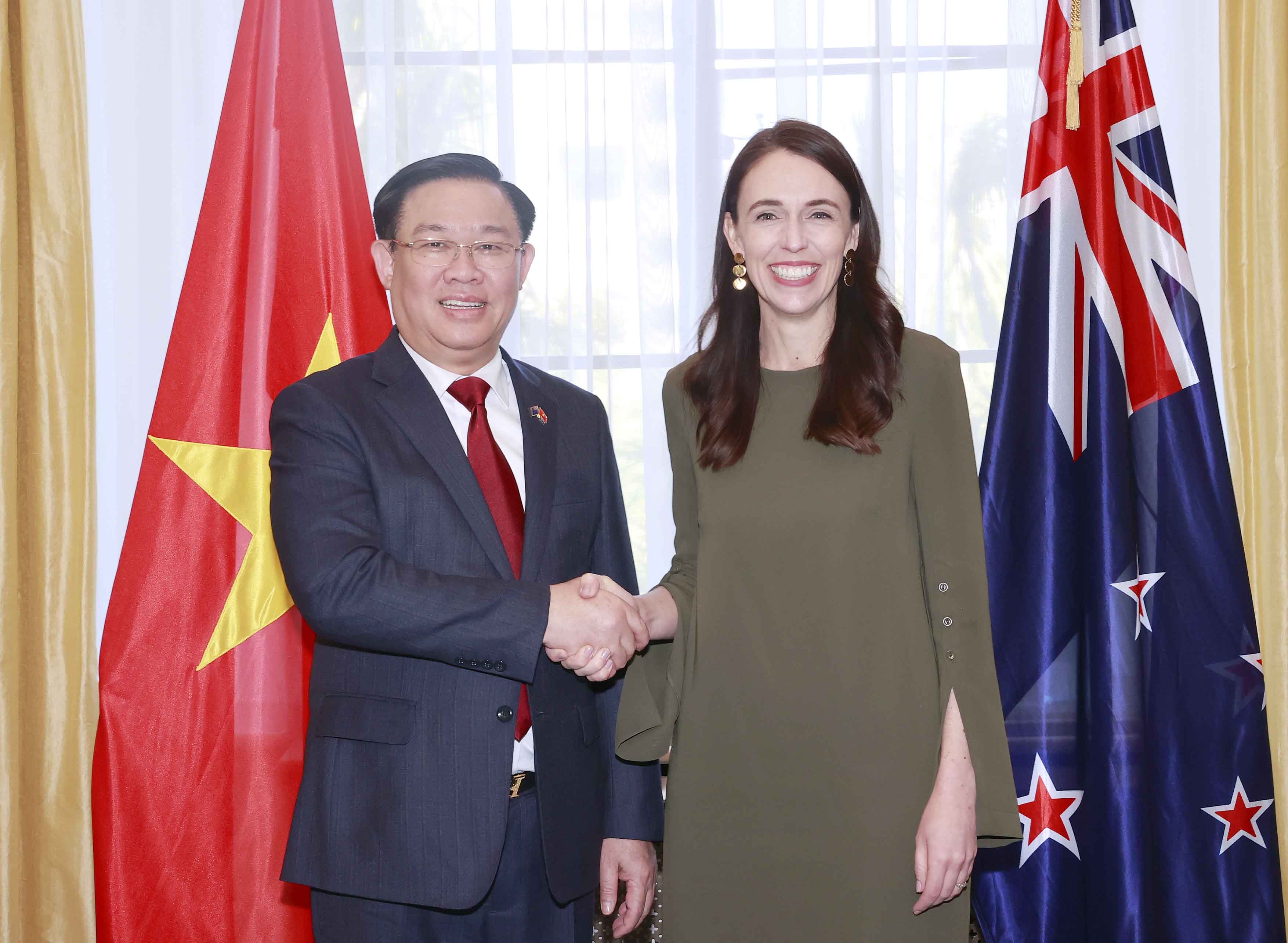 Chủ tịch Quốc hội Vương Đình Huệ hội kiến Thủ tướng New Zealand - 1