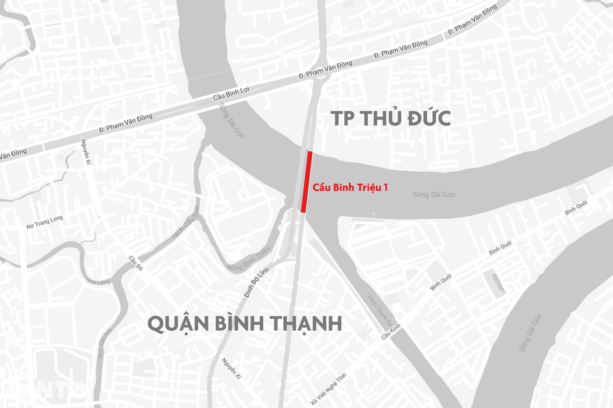 Cầu Bình Triệu 1 cần được nâng cấp cao hơn để thông tàu thuyền - 1 Cầu Bình Triệu 1 cần được nâng cấp cao hơn để thông tàu thuyền - 1