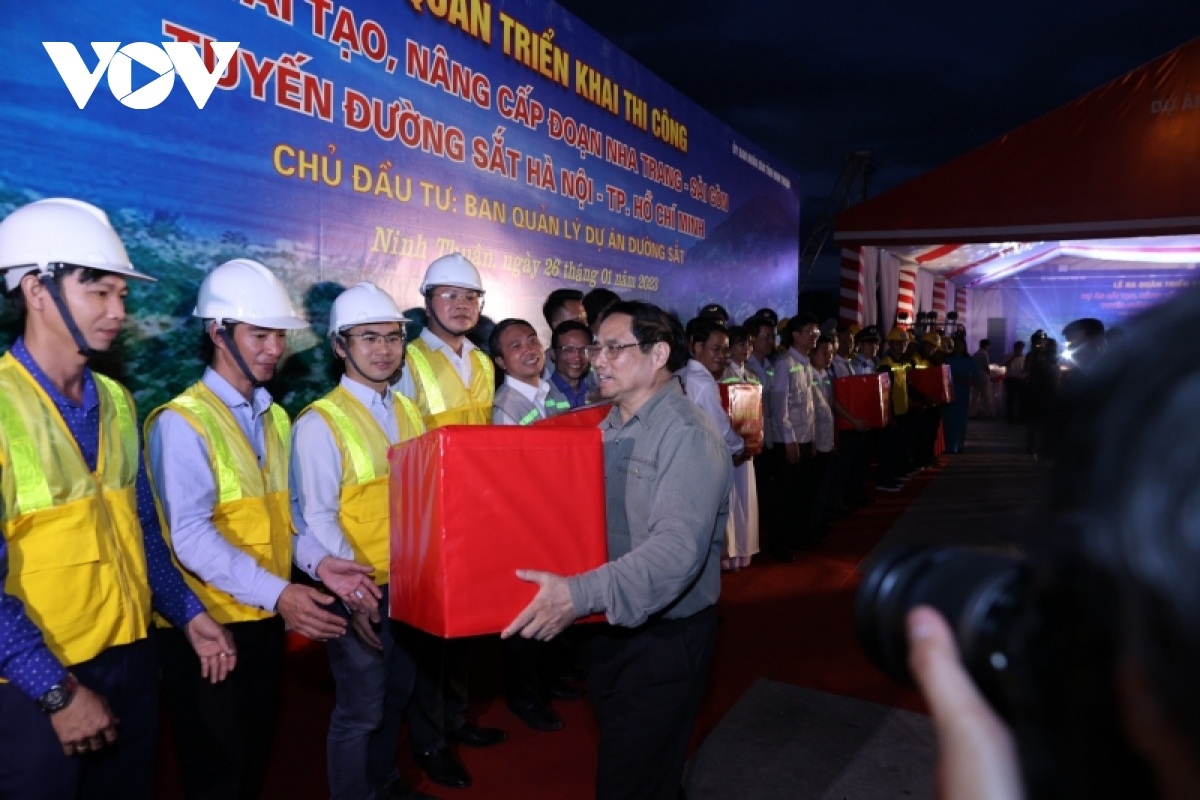 Thủ tướng phát động triển khai dự án cải tạo tuyến đường sắt đoạn Nha Trang - Sài Gòn - 3
