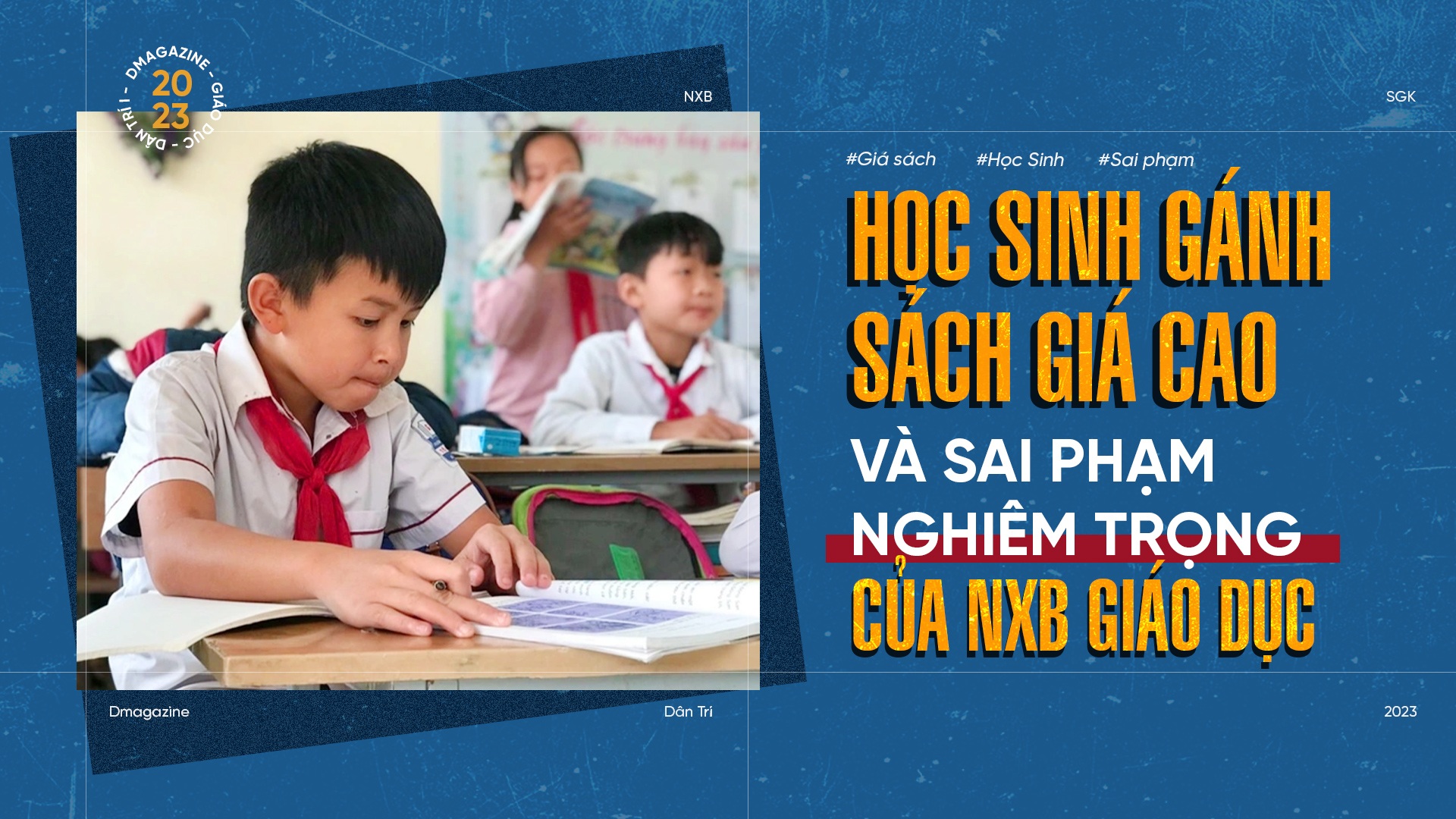 Học sinh gánh sách giá cao và sai phạm của Nhà xuất bản Giáo dục