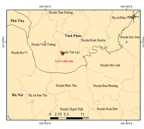 Sáng nay xảy ra động đất gần Hà Nội - 2