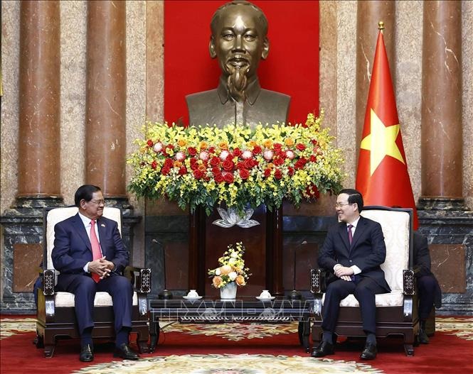 Chủ tịch nước Võ Văn Thưởng tiếp Phó Thủ tướng, Bộ trưởng Bộ Nội vụ Campuchia - 2