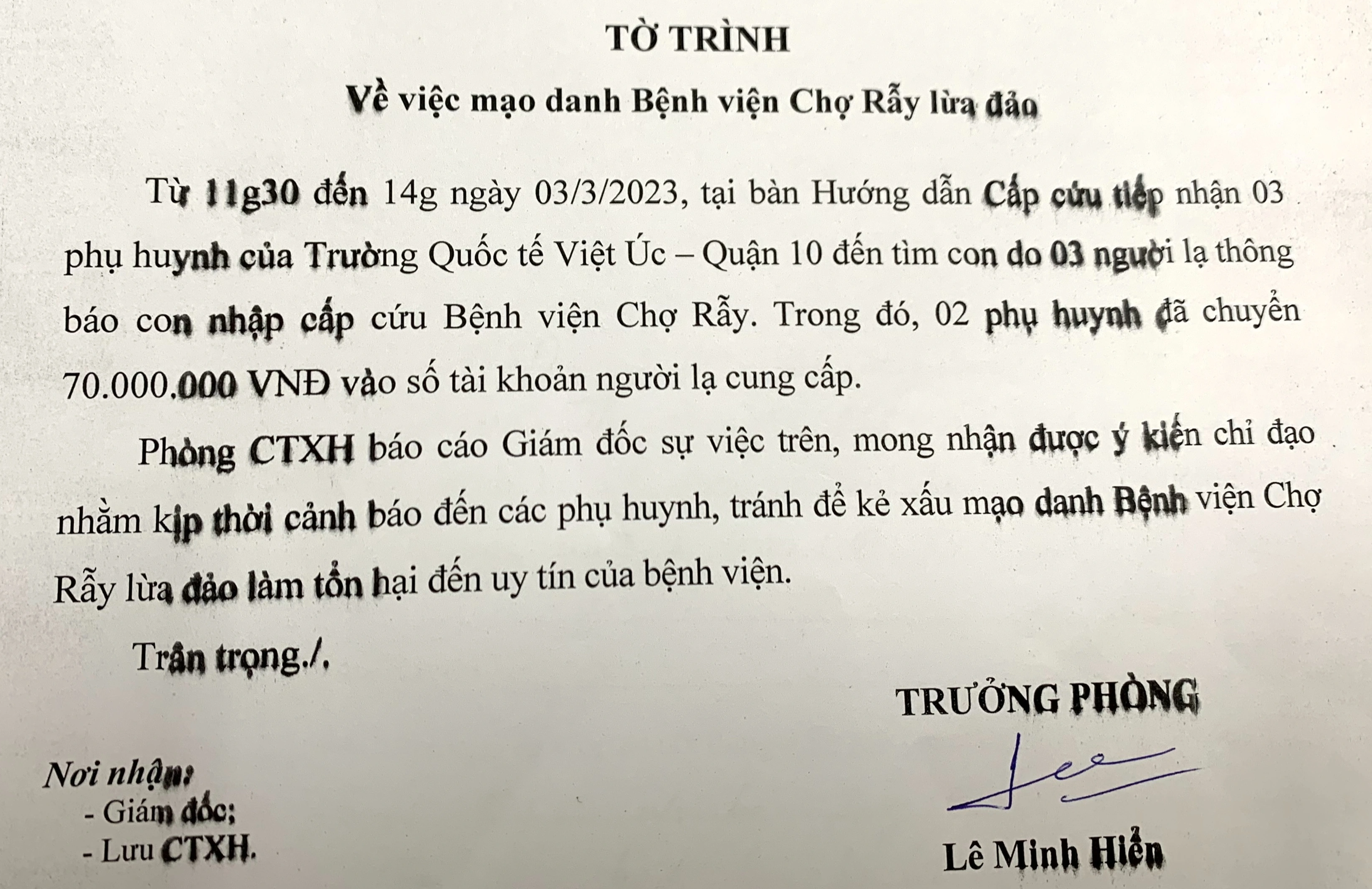 Học sinh ở đâu khi các phụ huynh bị lừa con đang cấp cứu, cần tiền mổ gấp? - 4