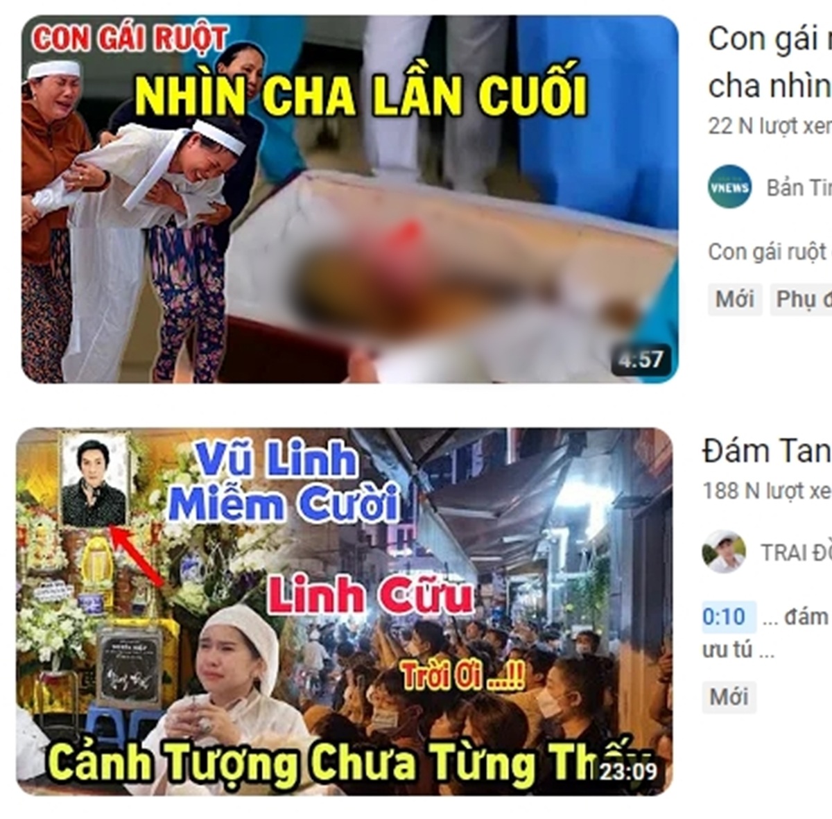 YouTuber nhốn nháo ở lễ tang Vũ Linh: Nơi chia buồn thành chốn livestream? - 3