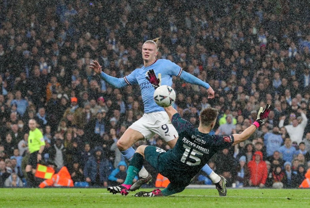Haaland lập hattrick đưa Man City vào bán kết FA Cup - 3