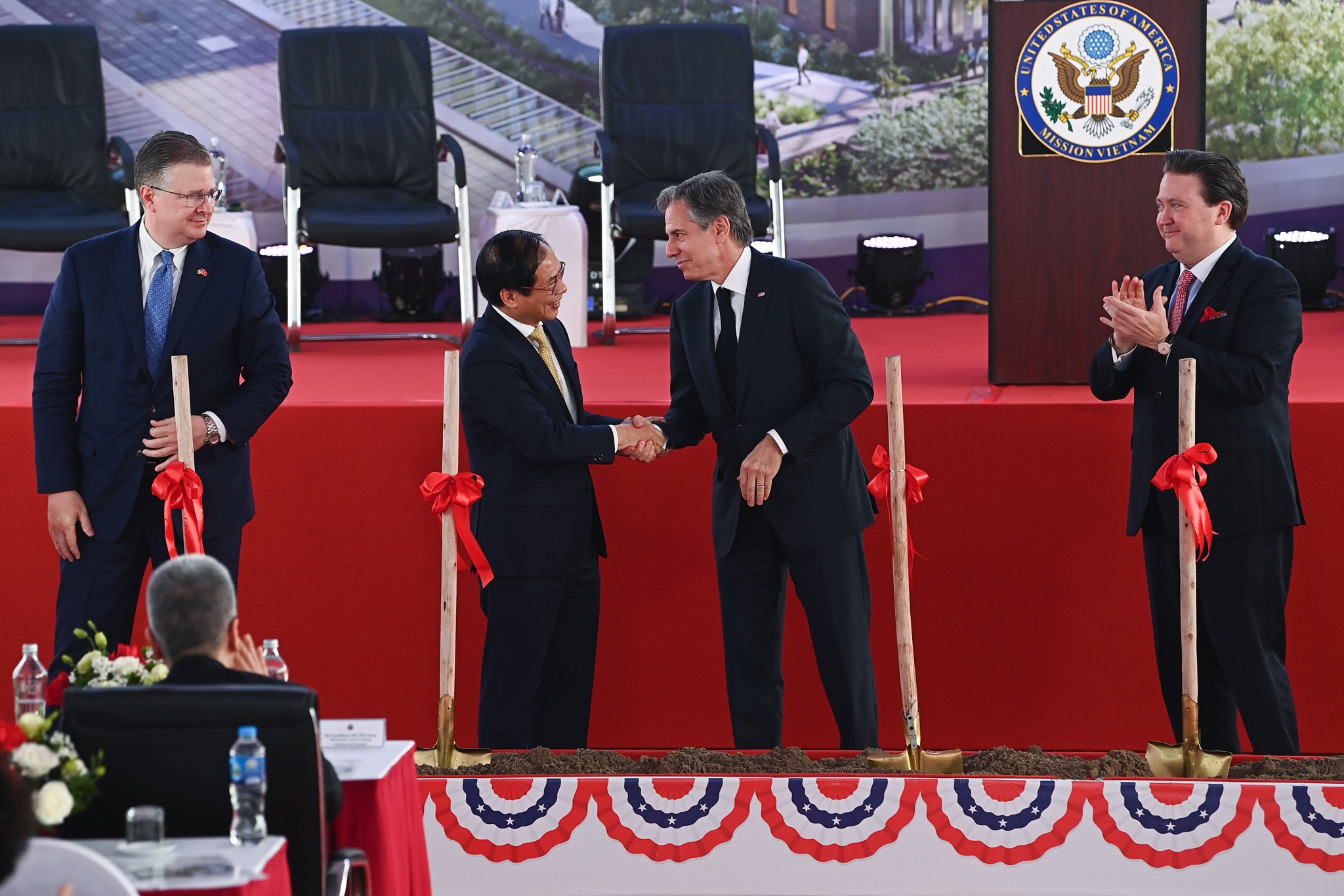 Ngoại trưởng Blinken dự lễ khởi công Đại sứ quán Mỹ trị giá 1,2 tỷ USD - 9