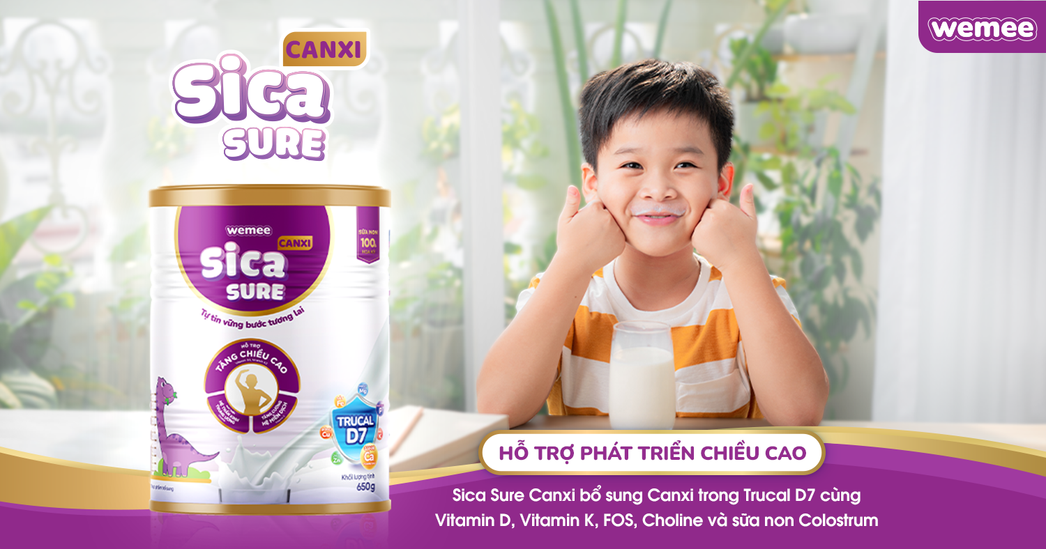 WeMee Việt Nam ra mắt sản phẩm Sica Sure Canxi cho trẻ 3-15 tuổi - 3