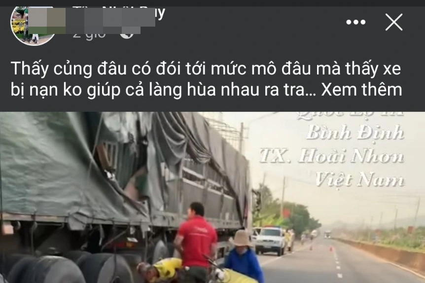 Làm rõ nội dung người dân hôi của khi xe chở gạo gặp nạn - 1