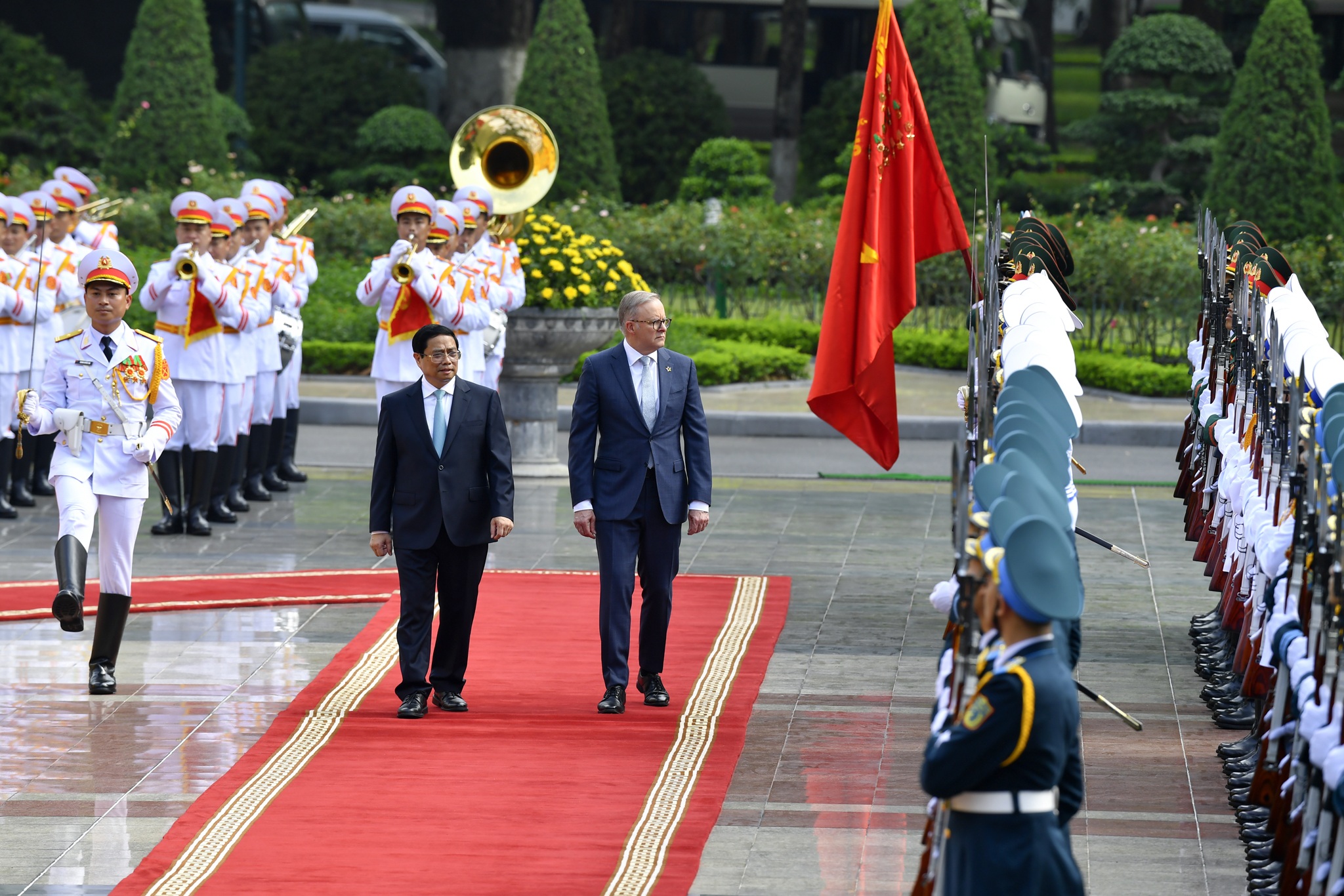Thủ tướng Phạm Minh Chính chủ trì lễ đón Thủ tướng Australia thăm Việt Nam - 2
