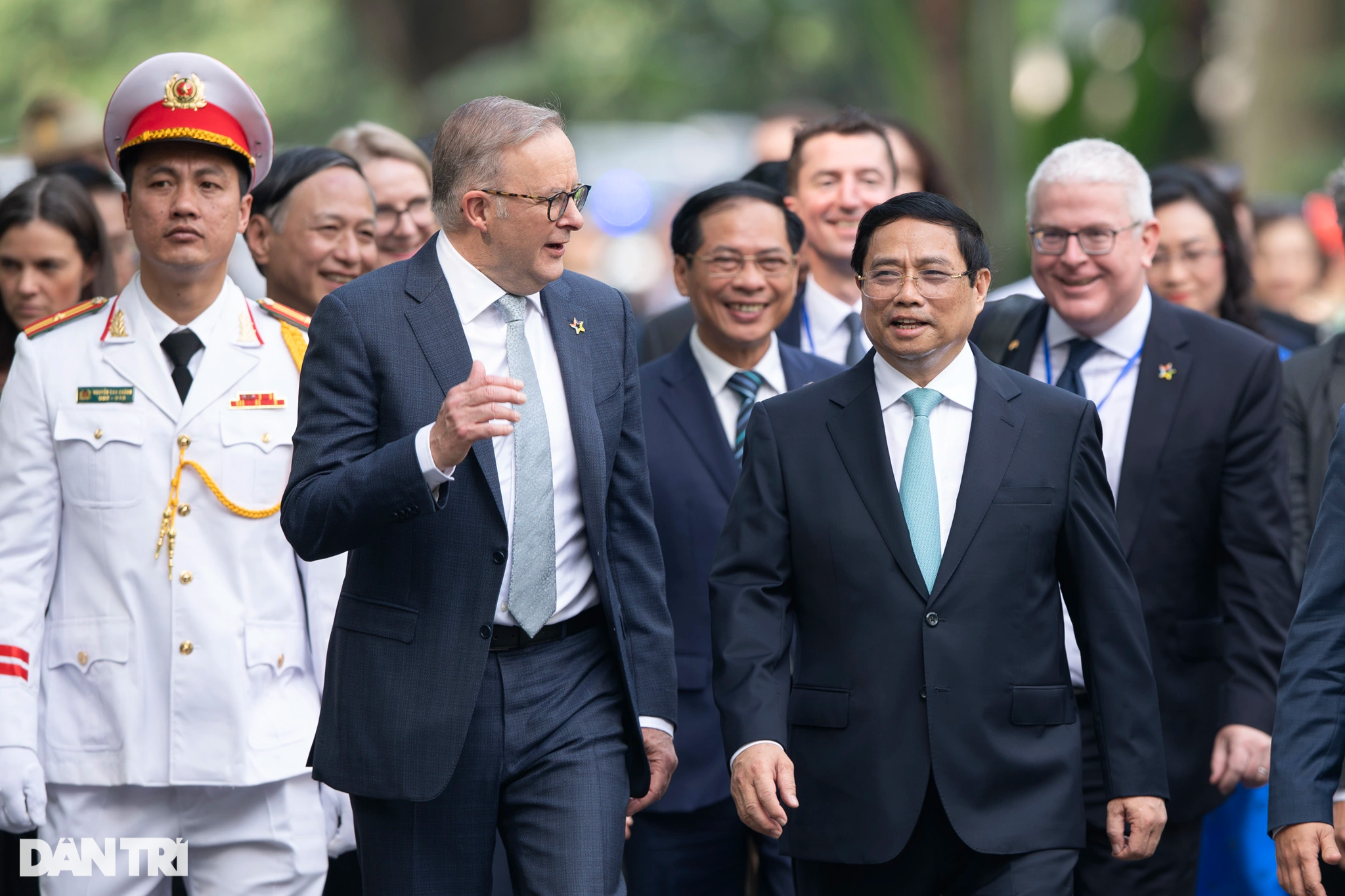 Thủ tướng Phạm Minh Chính chủ trì lễ đón Thủ tướng Australia thăm Việt Nam - 5