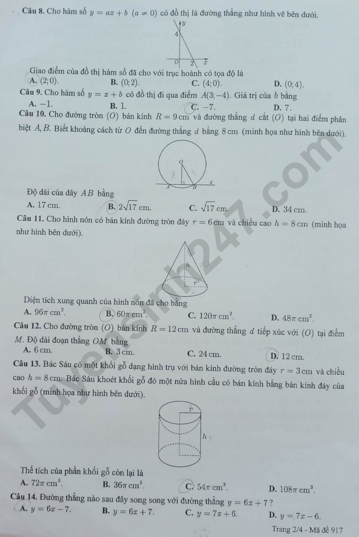 Đáp án môn toán vào lớp 10 TP Cần Thơ năm 2023 - 7