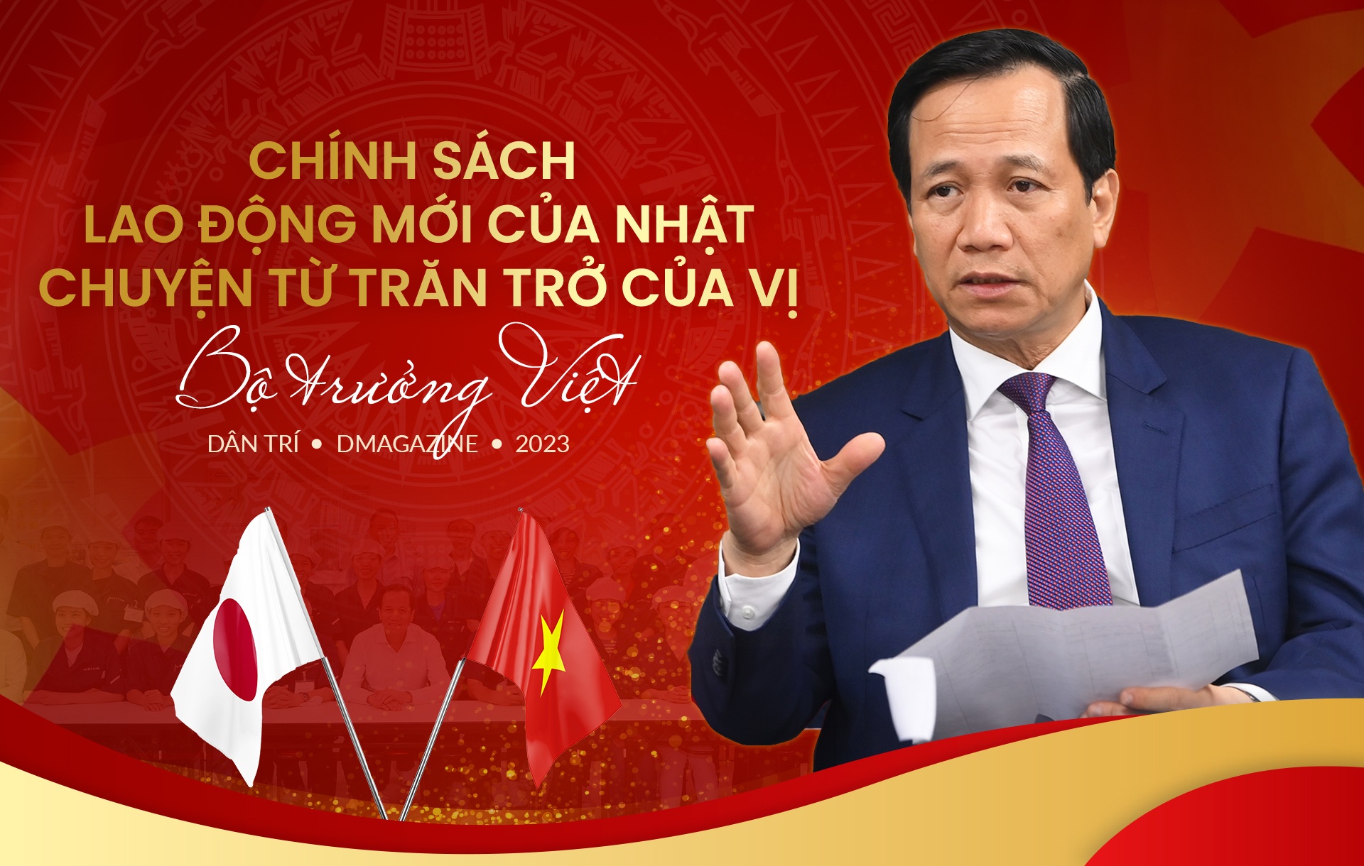 Chính sách lao động mới của Nhật, chuyện từ trăn trở của vị Bộ trưởng Việt