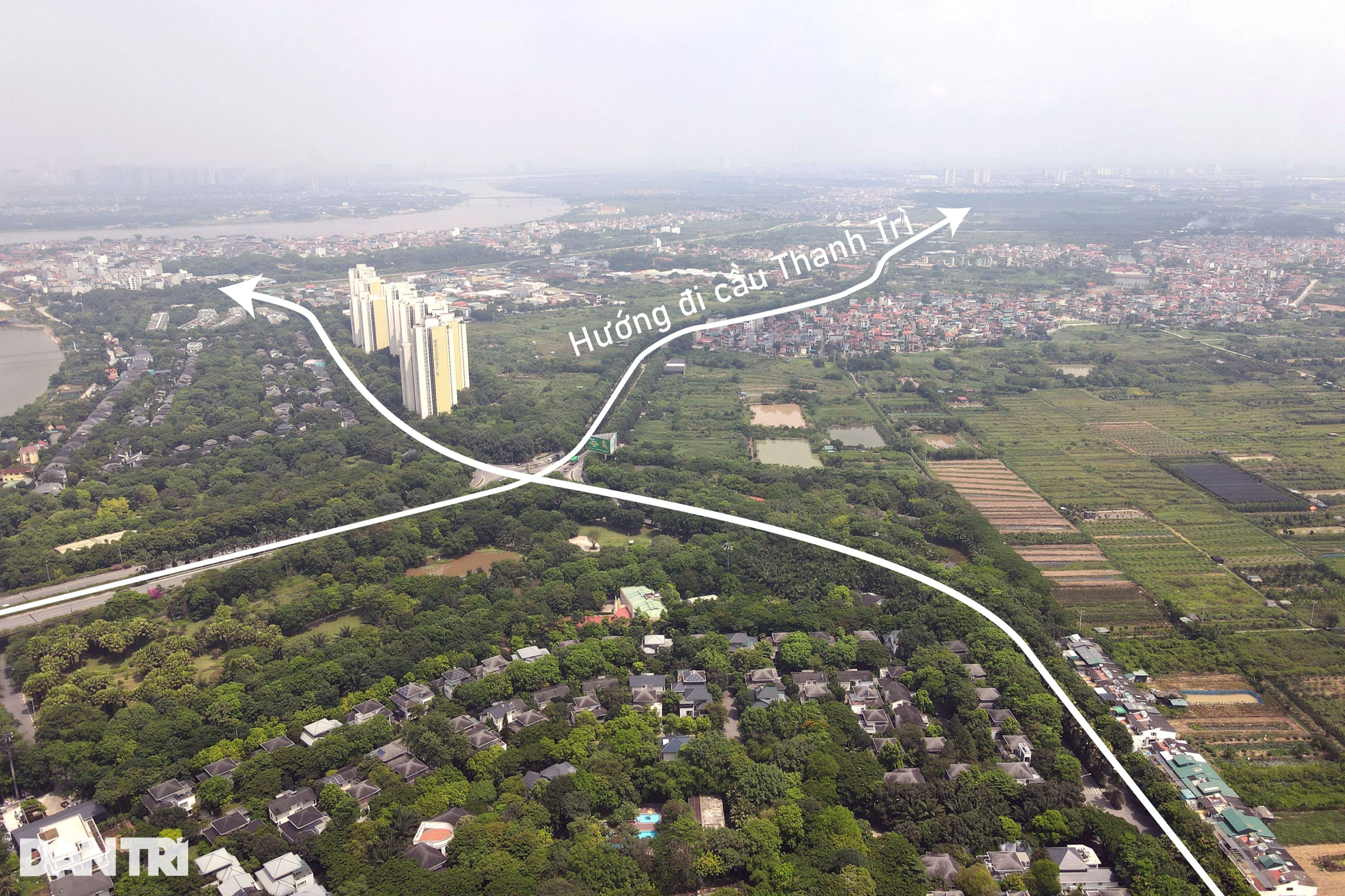 View - Toàn cảnh tuyến đường quy hoạch nối 2 "siêu" đô thị phía đông Hà Nội | Báo Dân trí