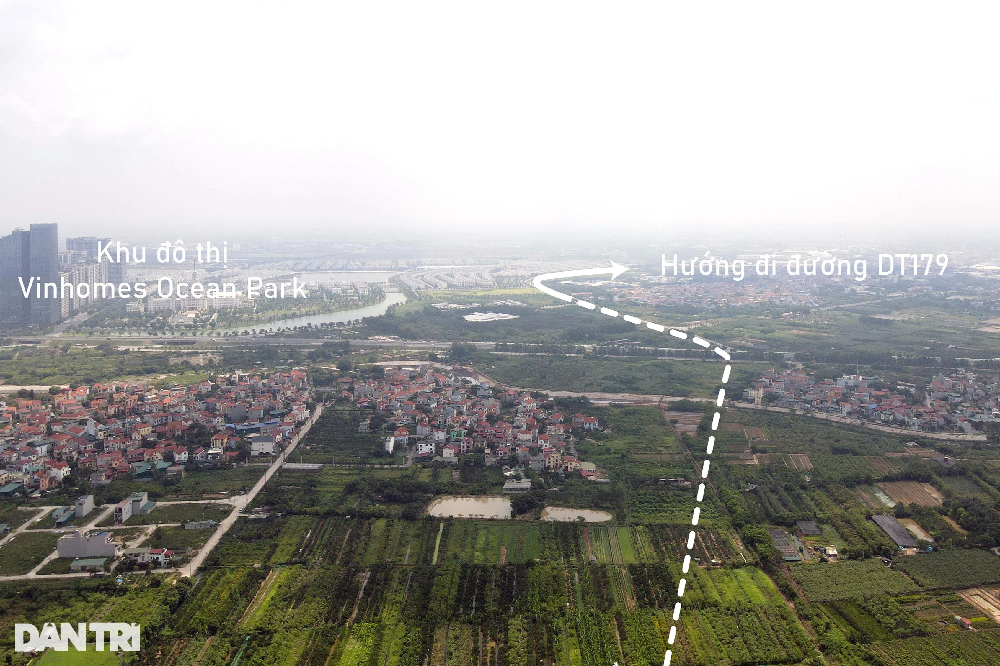 View - Toàn cảnh tuyến đường quy hoạch nối 2 "siêu" đô thị phía đông Hà Nội | Báo Dân trí