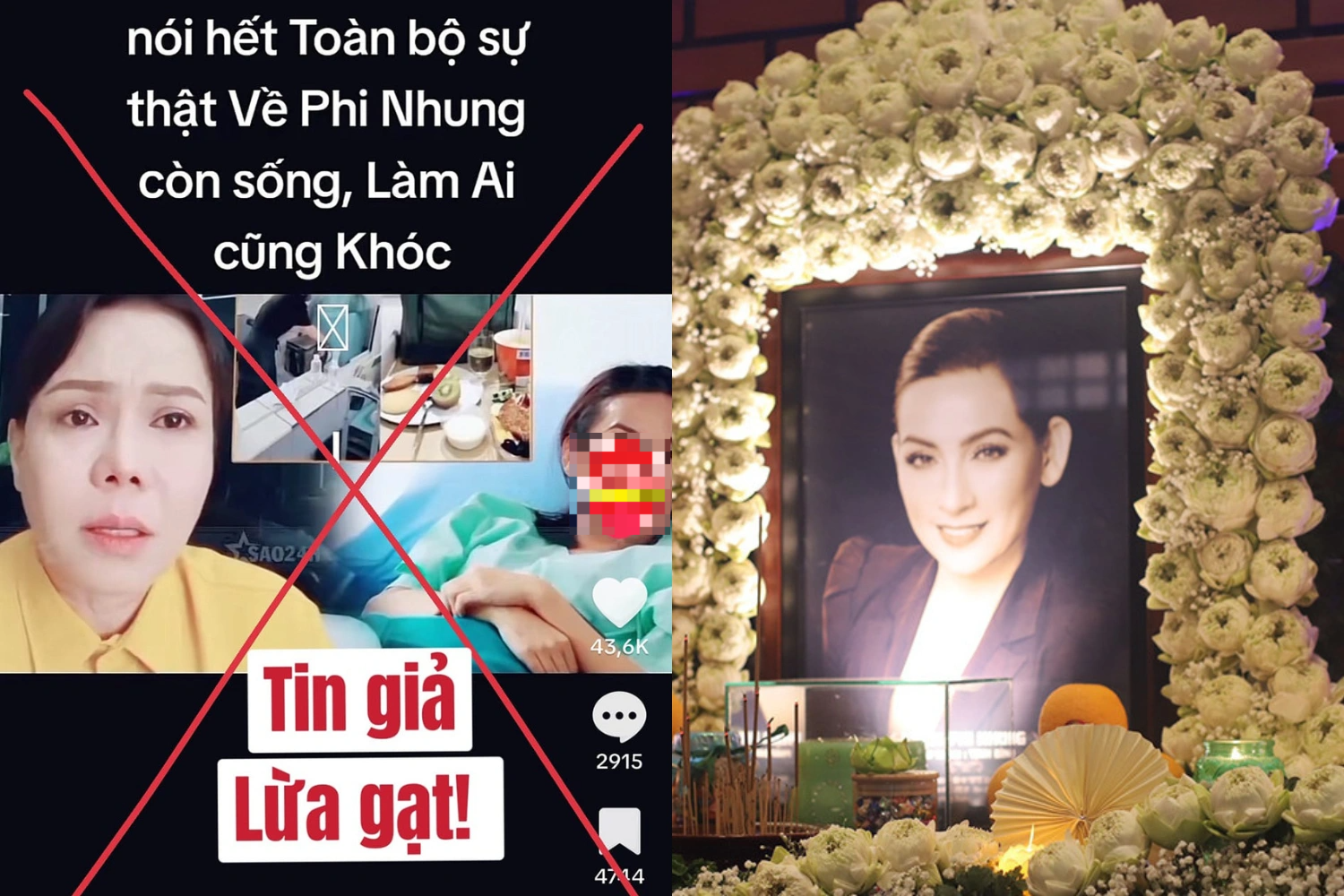 Việt Hương bức xúc khi cố nghệ sĩ Phi Nhung bị tung tin giả dù đã mất 2 năm - 2