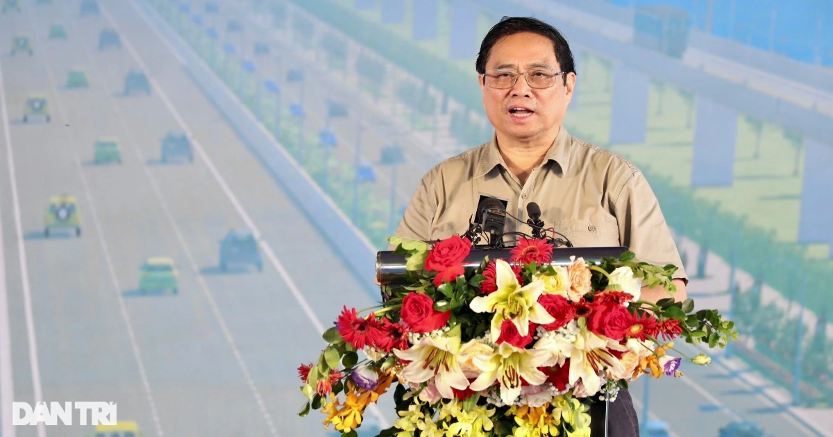 Thủ tướng Phạm Minh Chính phát lệnh khởi công dự án Vành đai 4 Vùng thủ đô - 1