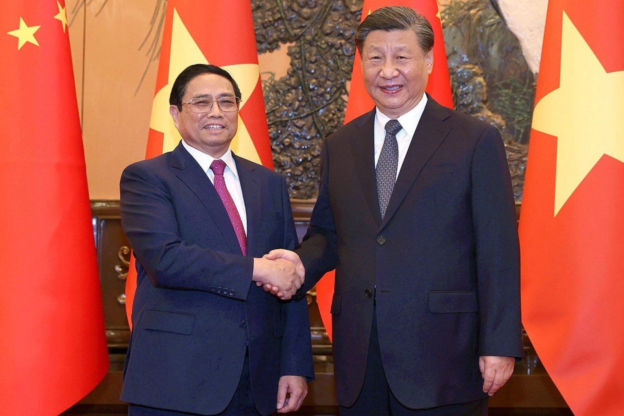 Thủ tướng Phạm Minh Chính hội kiến Tổng Bí thư Trung Quốc Tập Cận Bình - 1