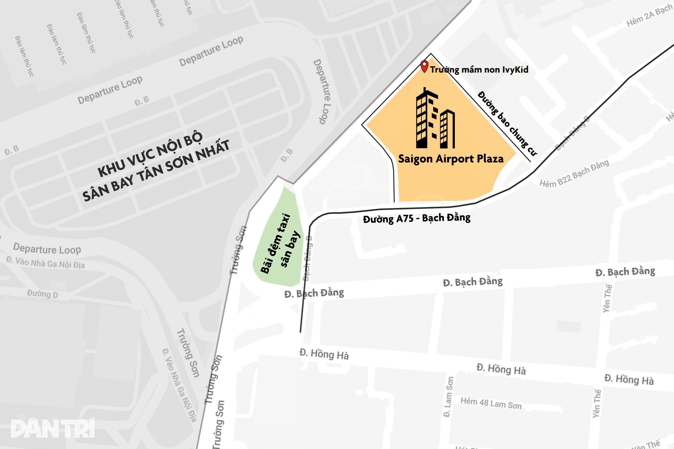 Có bãi đệm, taxi vẫn dừng bờ đậu bụi quanh sân bay Tân Sơn Nhất - 2 Có bãi đệm, taxi vẫn dừng bờ đậu bụi quanh sân bay Tân Sơn Nhất - 2