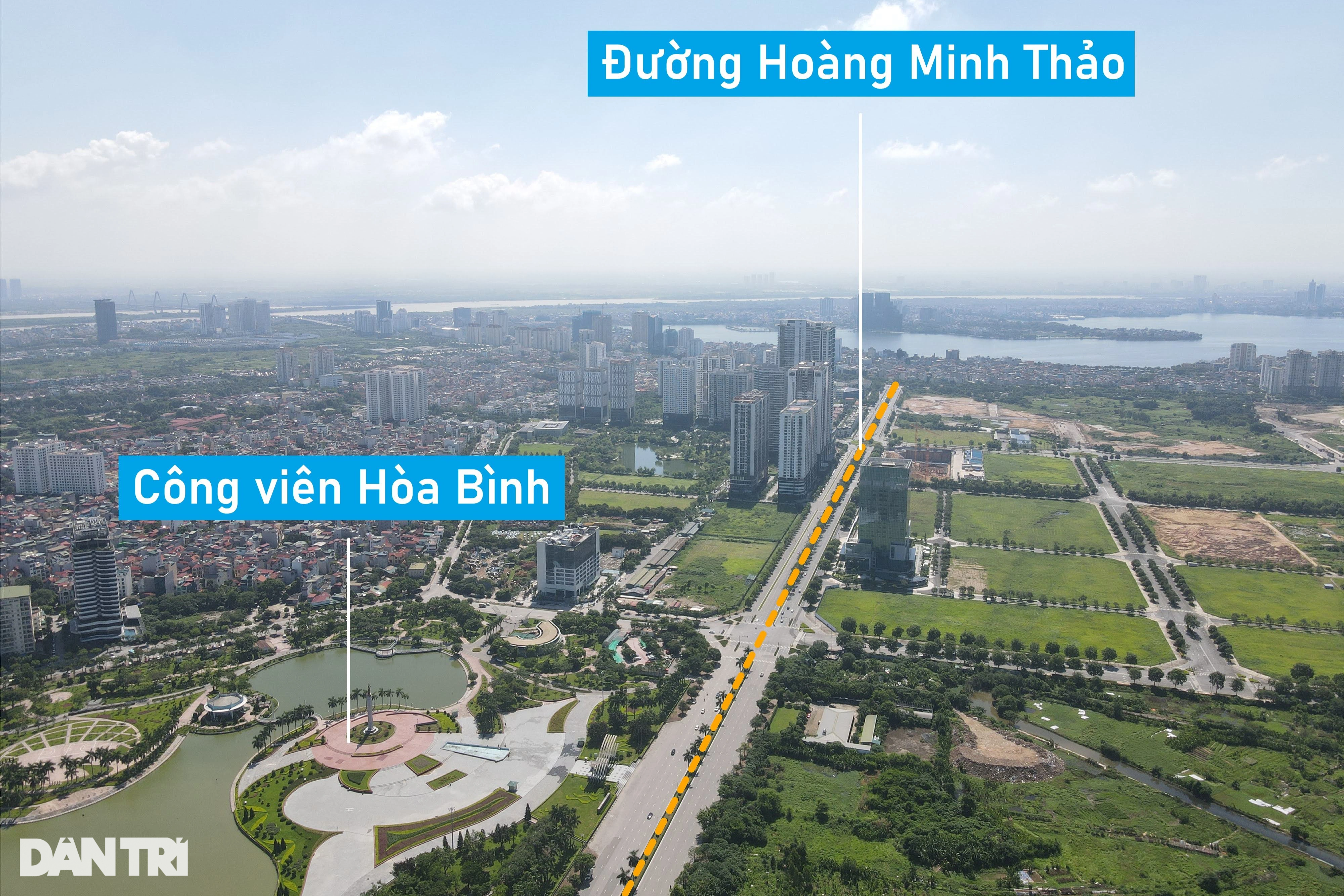 View - Hiện trạng 2 trục đường quy hoạch đi qua khu đô thị Ngoại giao đoàn | Báo Dân trí