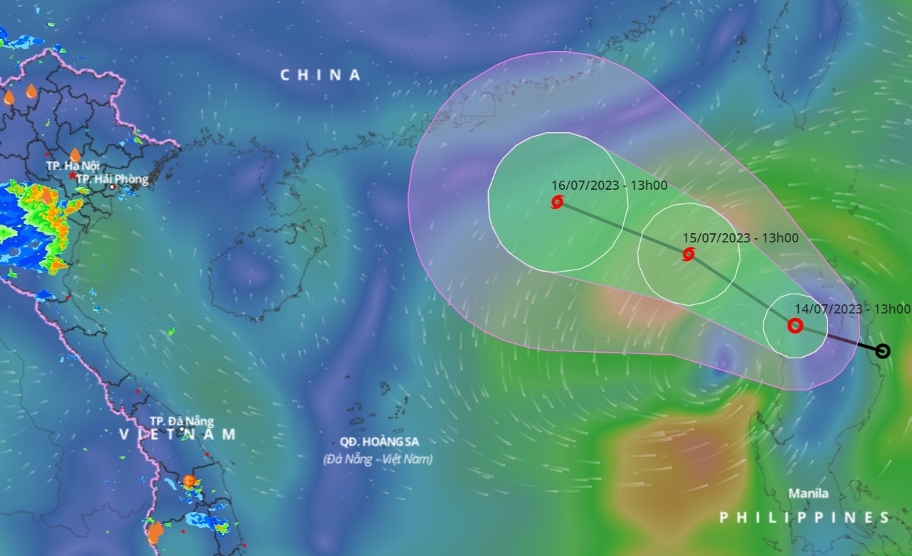 Áp thấp nhiệt đới vào Biển Đông, nguy cơ mạnh thành bão - 1