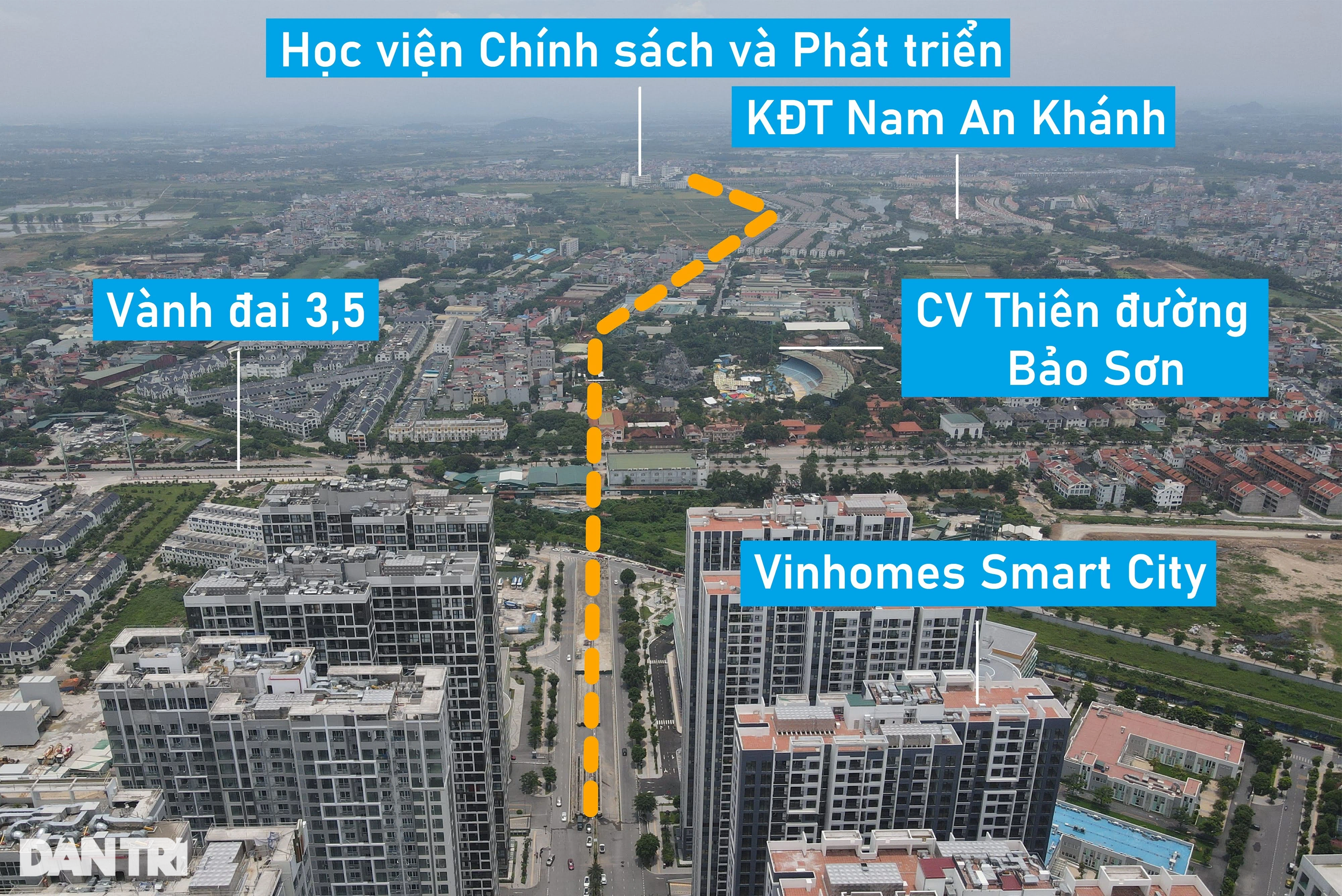 View - Những tuyến đường quy hoạch qua khu đô thị Nam An Khánh | Báo Dân trí