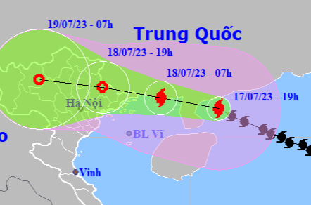 Bão Talim đang đi nhanh, 8 địa phương nguy cơ ngập lụt do mưa bão - 1