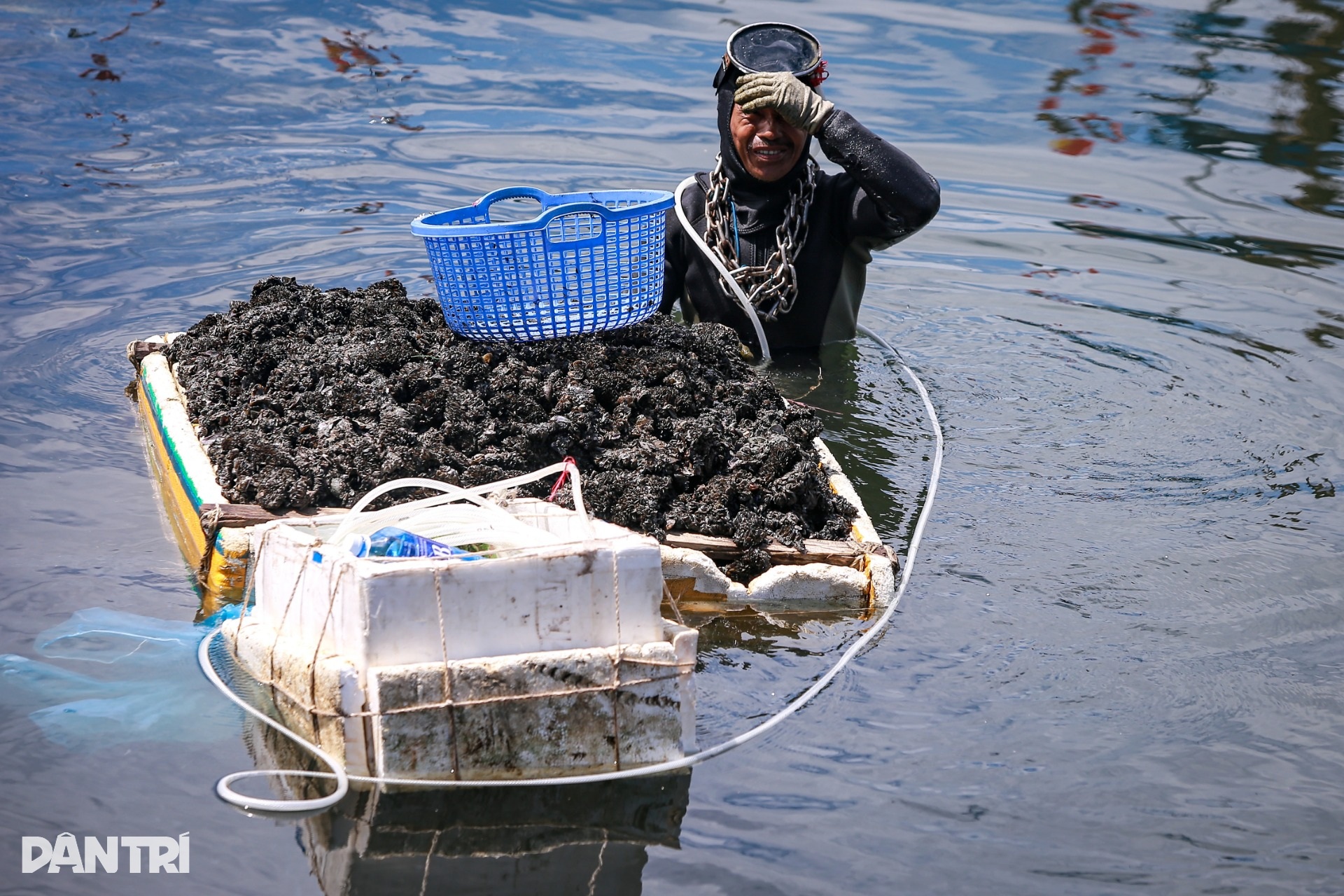 Profesi melilitkan rantai besi di tubuh, menantang Dewa Sungai di dasar sungai - 1 Nghề cuốn xích sắt vào người, thách thức Hà Bá ở đáy sông - 1