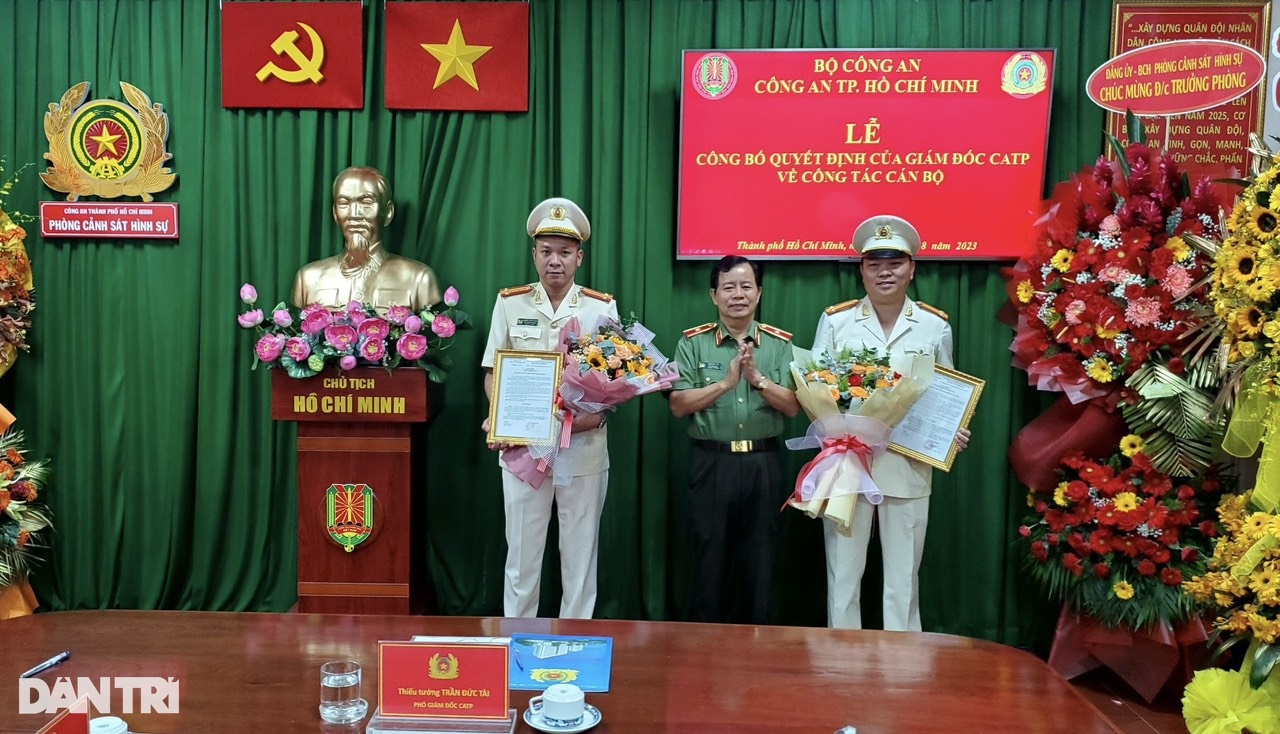 Trung tá Nguyễn Thành Hưng làm Trưởng phòng Cảnh sát hình sự Công an TPHCM - 1
