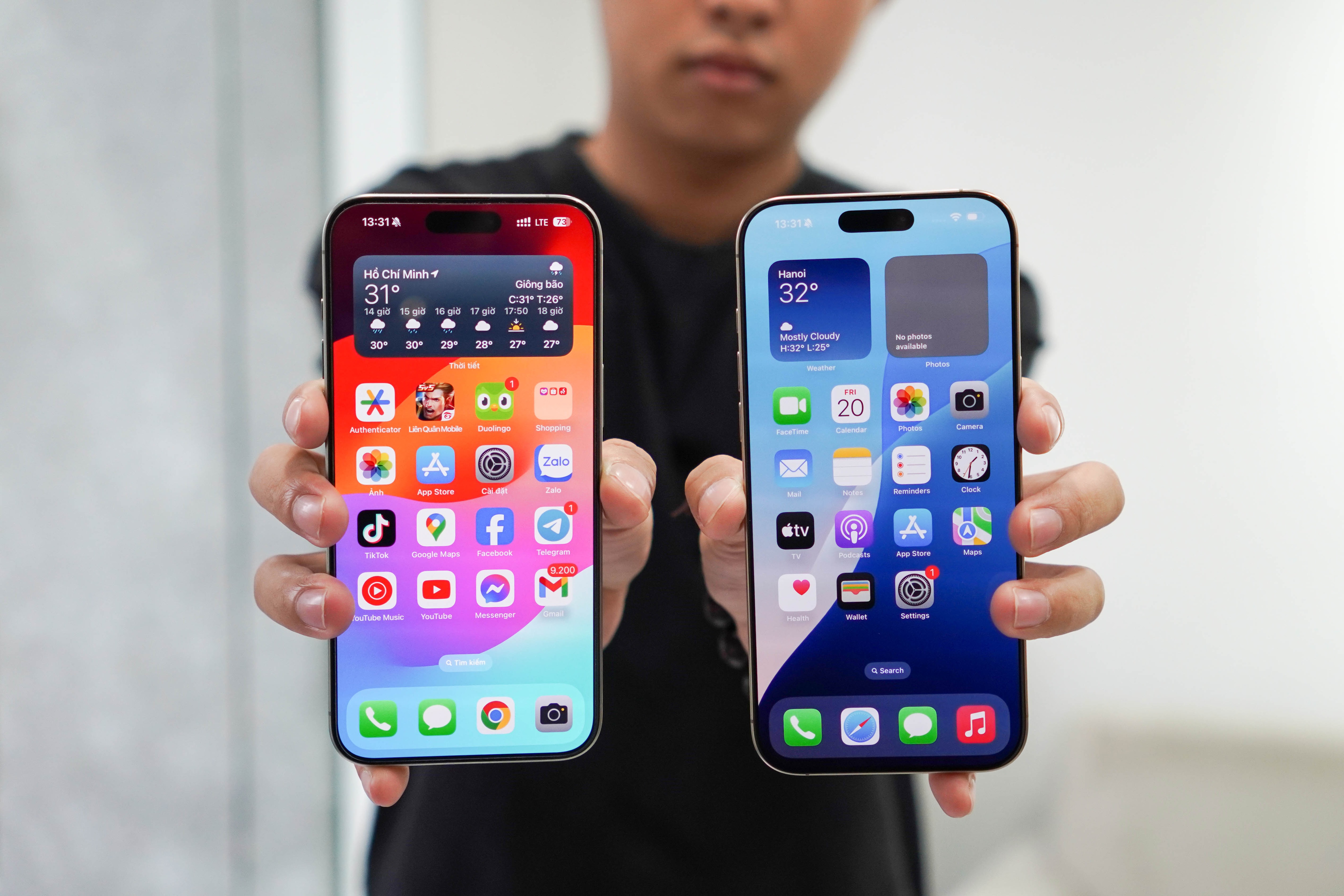 iPhone 16 Pro Max đọ dáng iPhone 15 Pro Max