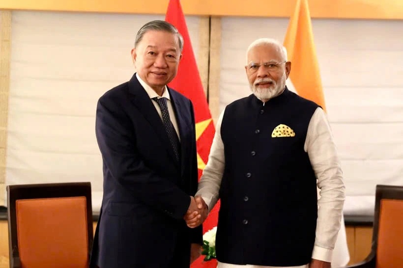 Tổng Bí thư, Chủ tịch nước Tô Lâm tiếp Thủ tướng Ấn Độ Narendra Modi