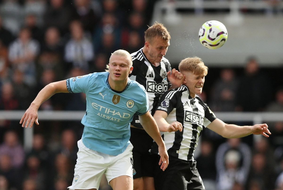 Haaland "tịt ngòi", Man City chia điểm trên sân Newcastle