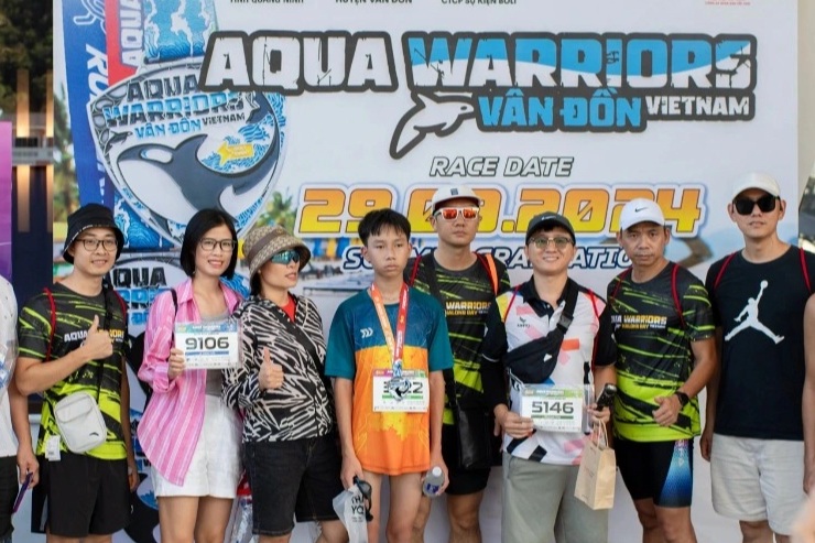 1.200 vận động viên sẵn sàng cho giải Aquathlon Vân Đồn