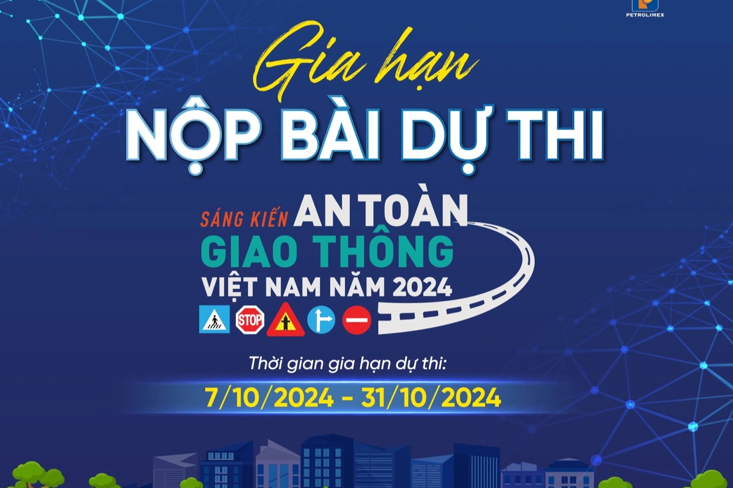 Gia hạn nhận bài thi Sáng kiến An toàn giao thông Việt Nam 2024