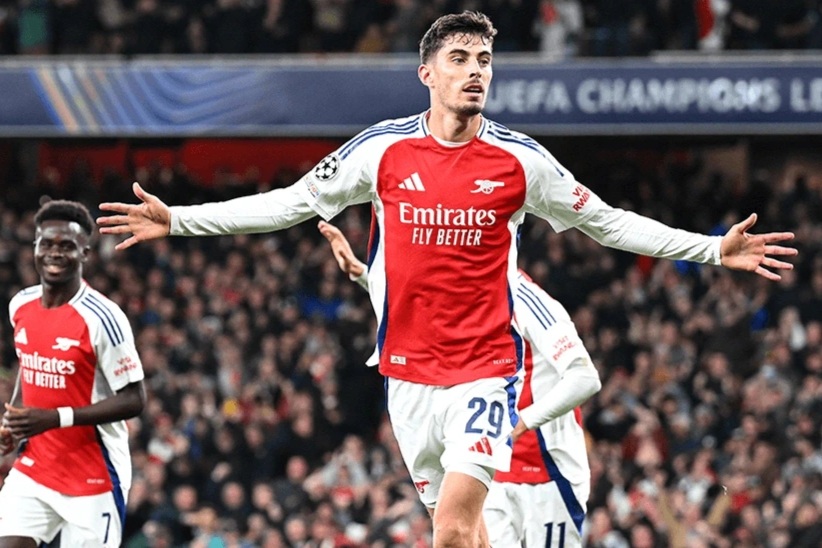 Arsenal thắng thuyết phục PSG tại Emirates