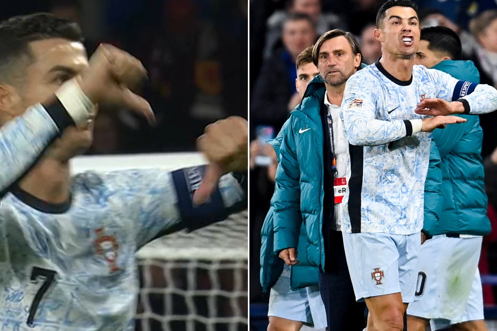 Đứt mạch ghi bàn, C.Ronaldo có hành động đáng xấu hổ