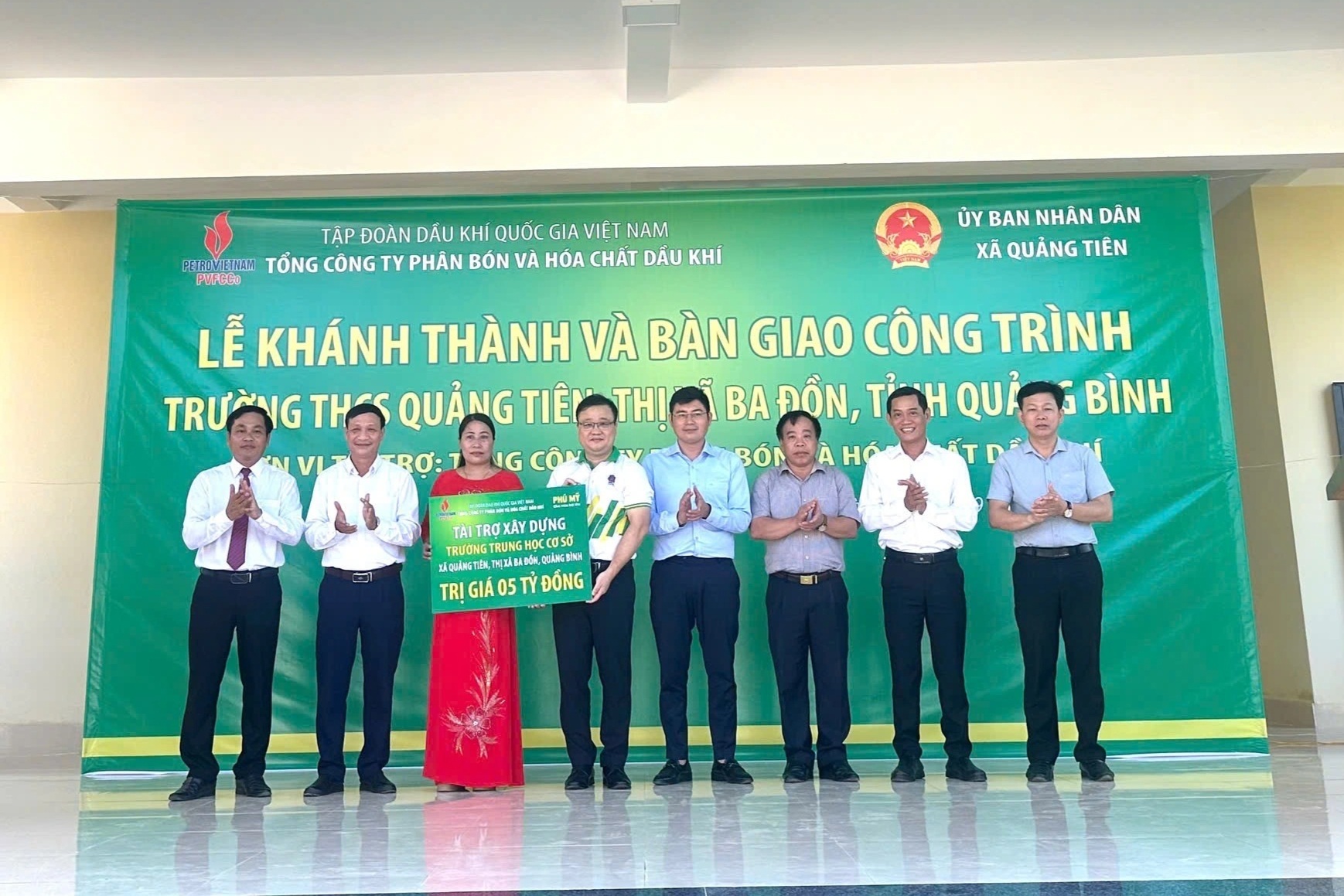 PVFCCo đồng hành cùng sự phát triển của giáo dục nước nhà