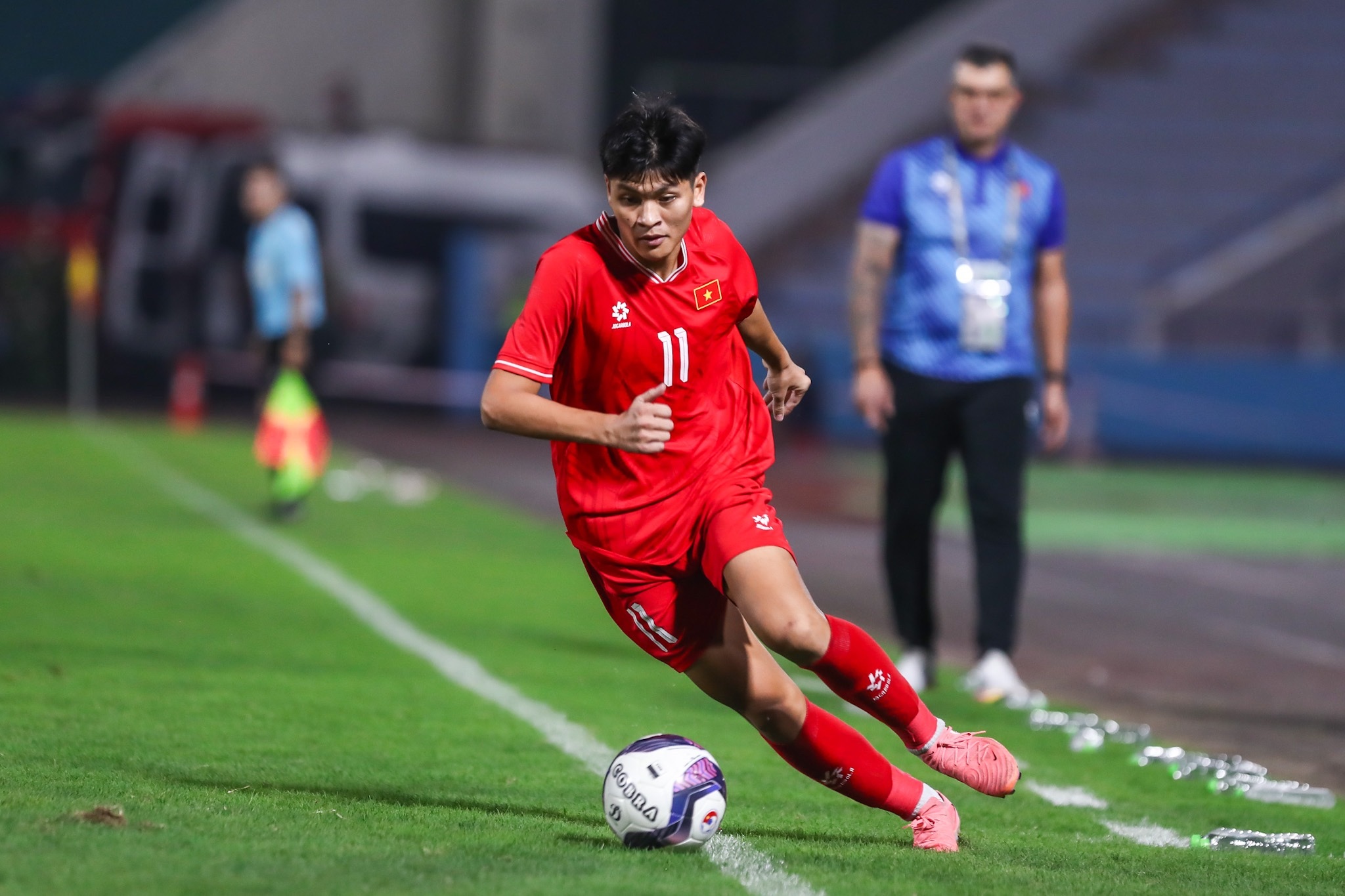 U17 Việt Nam 0-0 U17 Myanmar (hiệp 1): Thế trận chủ động