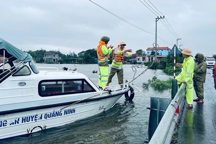 Tìm thấy người đàn ông mất tích trong lũ ở Quảng Bình